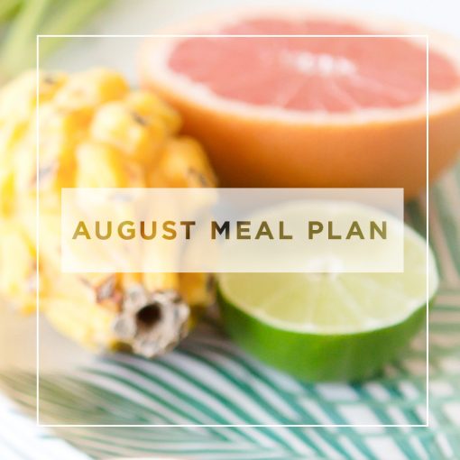 august meal plan